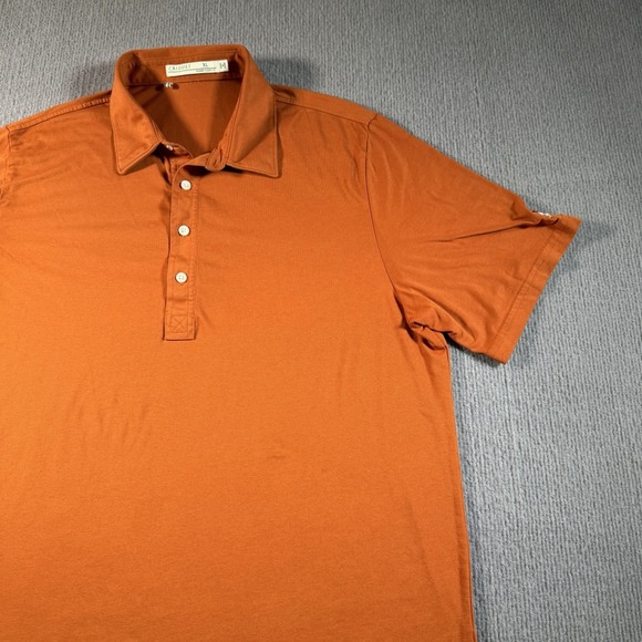 Criquet Other - Criquet Polo Golf Shirt Mens XL Burnt Orange Texas Longhorns Performance